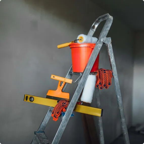 Detail einer Baustelle